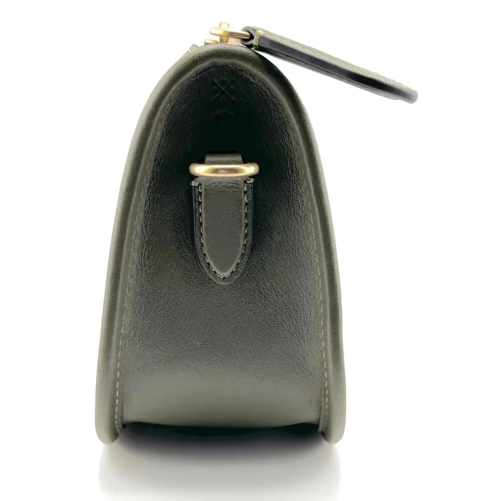 COACH - Waverly Leather Shoulder Bag; OLIVE (THREE STRAP OPTIONS!)